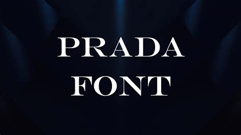 prada font similar|prada font free.